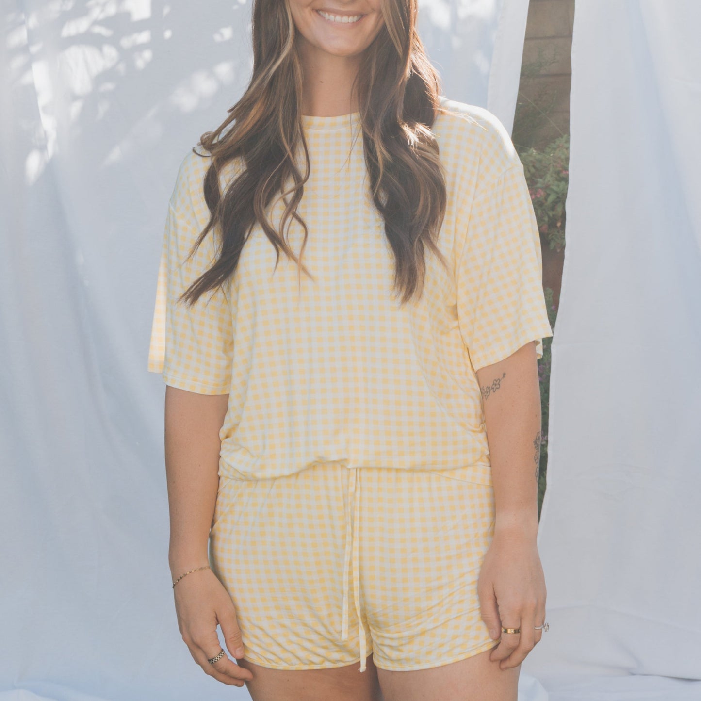 Women's Bamboo Short Set | Citron