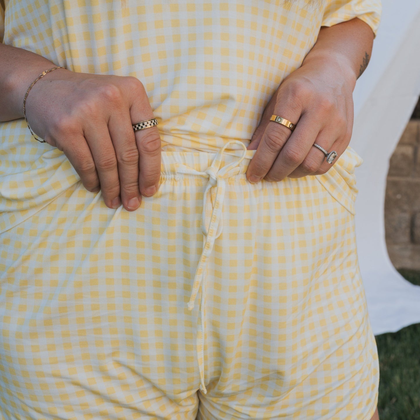 Women's Bamboo Short Set | Citron