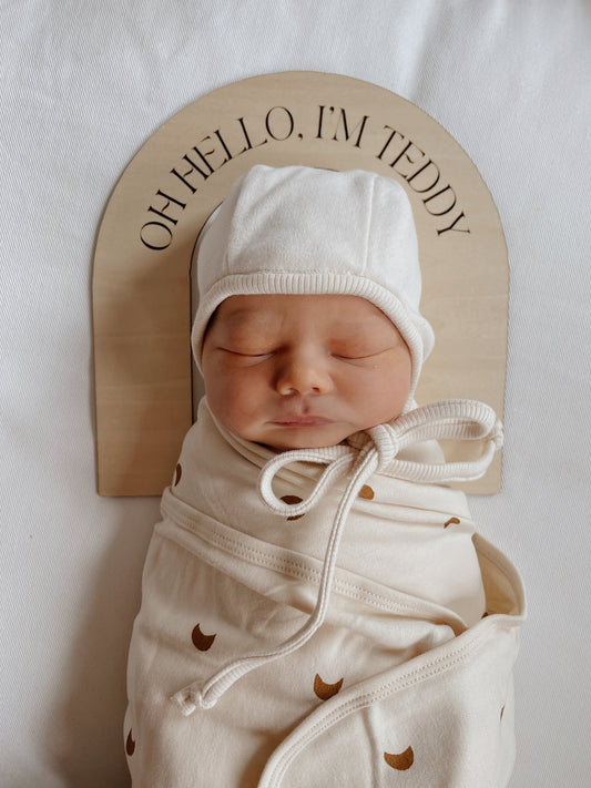 Teddy Arch Name Sign