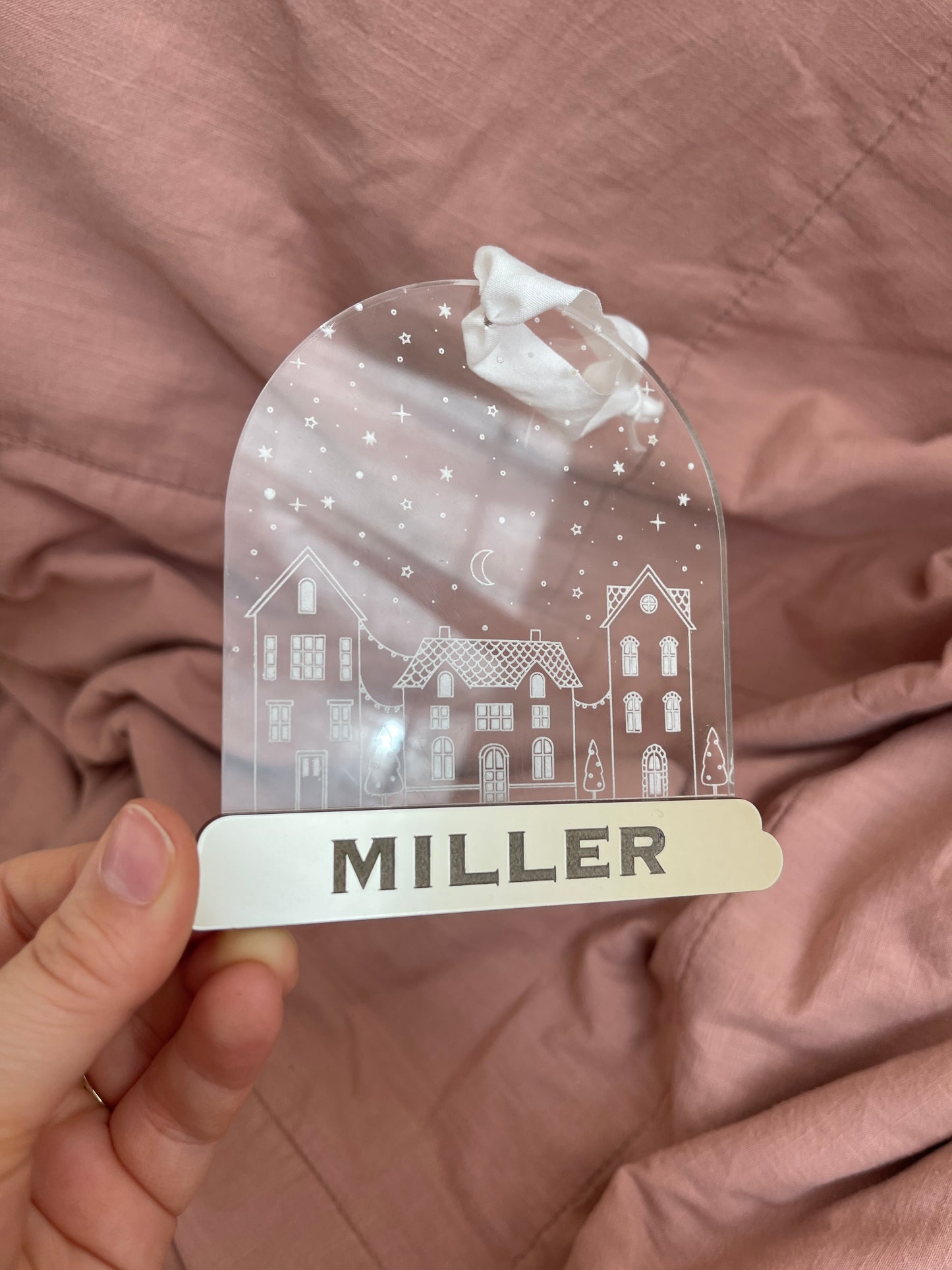 Snow Globe Ornament X Sierra Miller