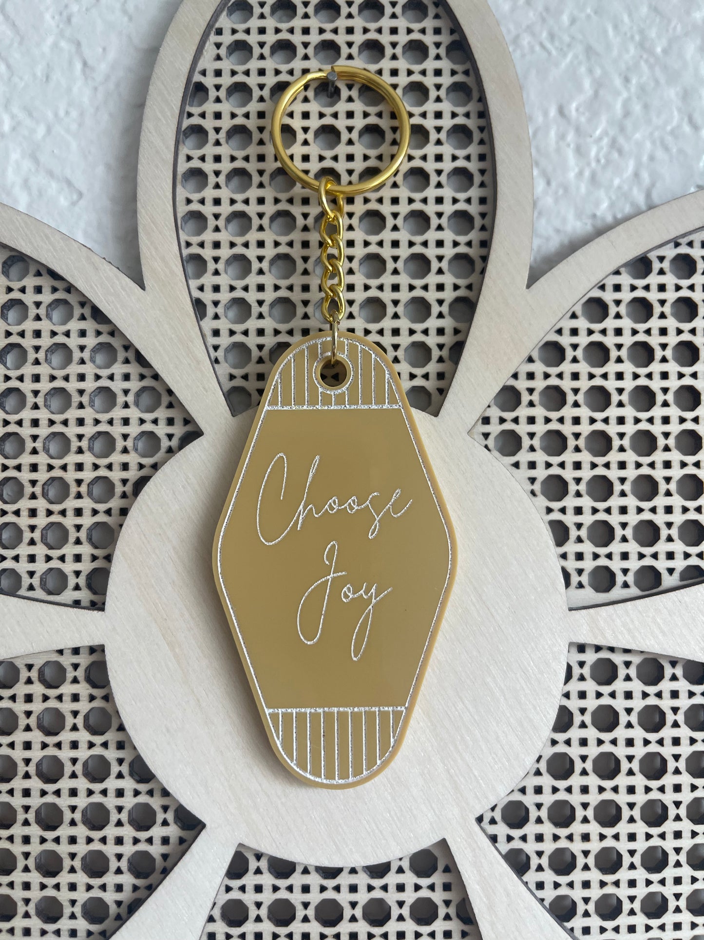 "Choose Joy" Motel Style Keychain