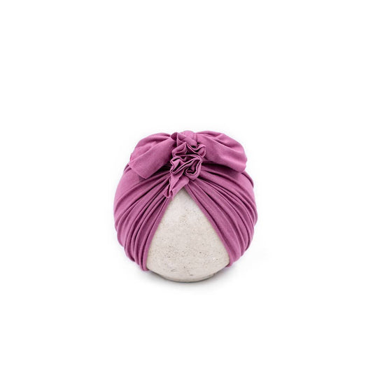 Vintage Head Wrap Hat - Mauve