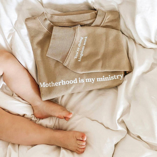 Motherhood is my Ministry Crewneck