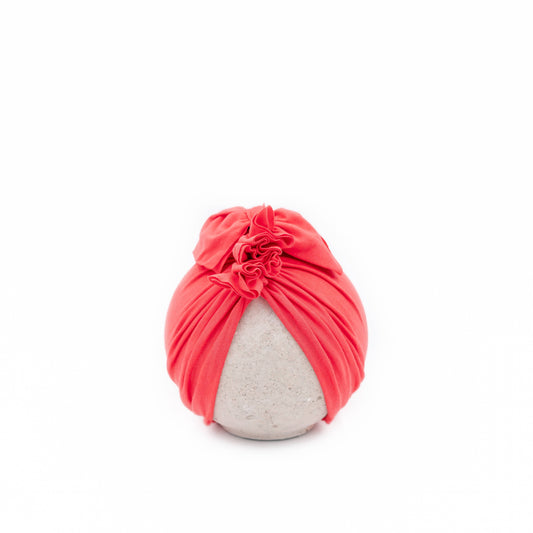 Vintage Head Wrap Hat - Coral