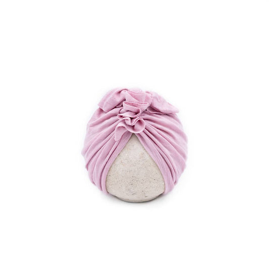 Vintage Head Wrap Hat - Mauve Blush