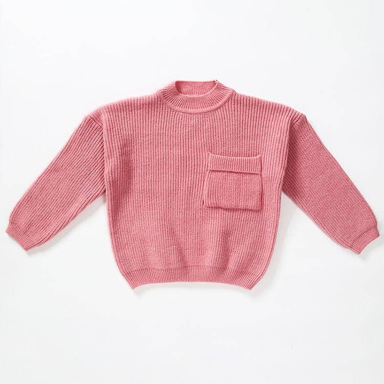 Pink Pocket Sweater